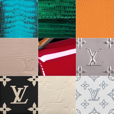 louis vuitton leather types